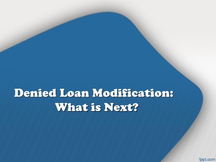 Reasons Loan Modifications are denied