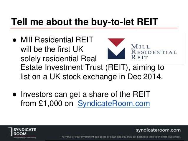 The Reit way to buy property