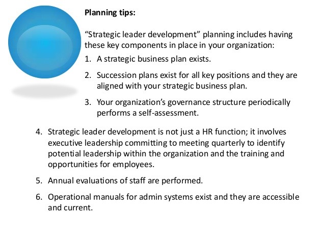 10 Tips for successful succession planning