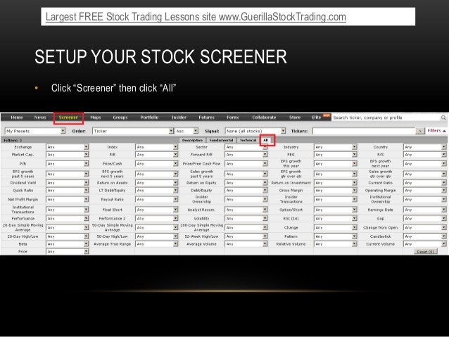 5 Best Free Stock Screeners Stock Trading To Go | Investing Post