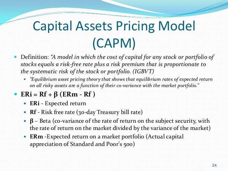 Capital Asset Pricing Model (CAPM) Definition Formula Advantages Example