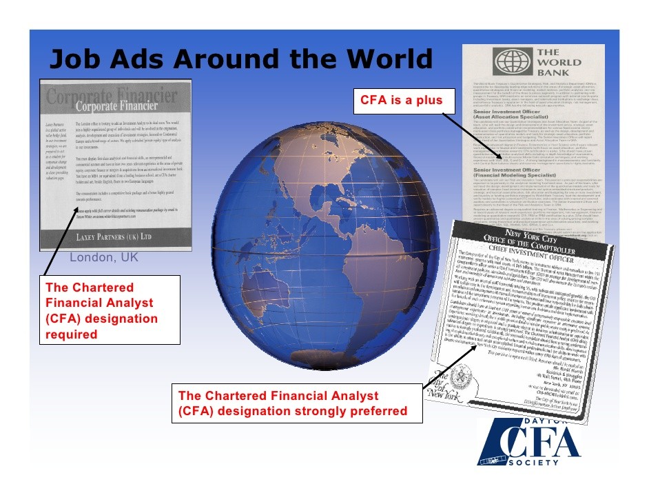 CFA Jobs Careers and Opportunities Around the World