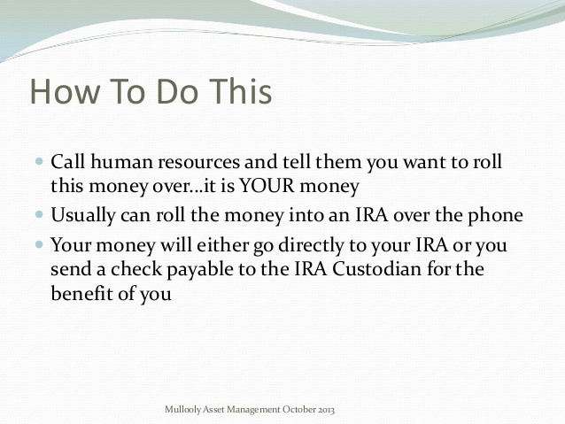 Changing jobs and retirement accounts Changing jobs and retirement accounts