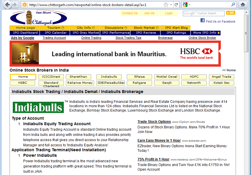 Compare Online Stock Broker Discount Brokers Commission Fee