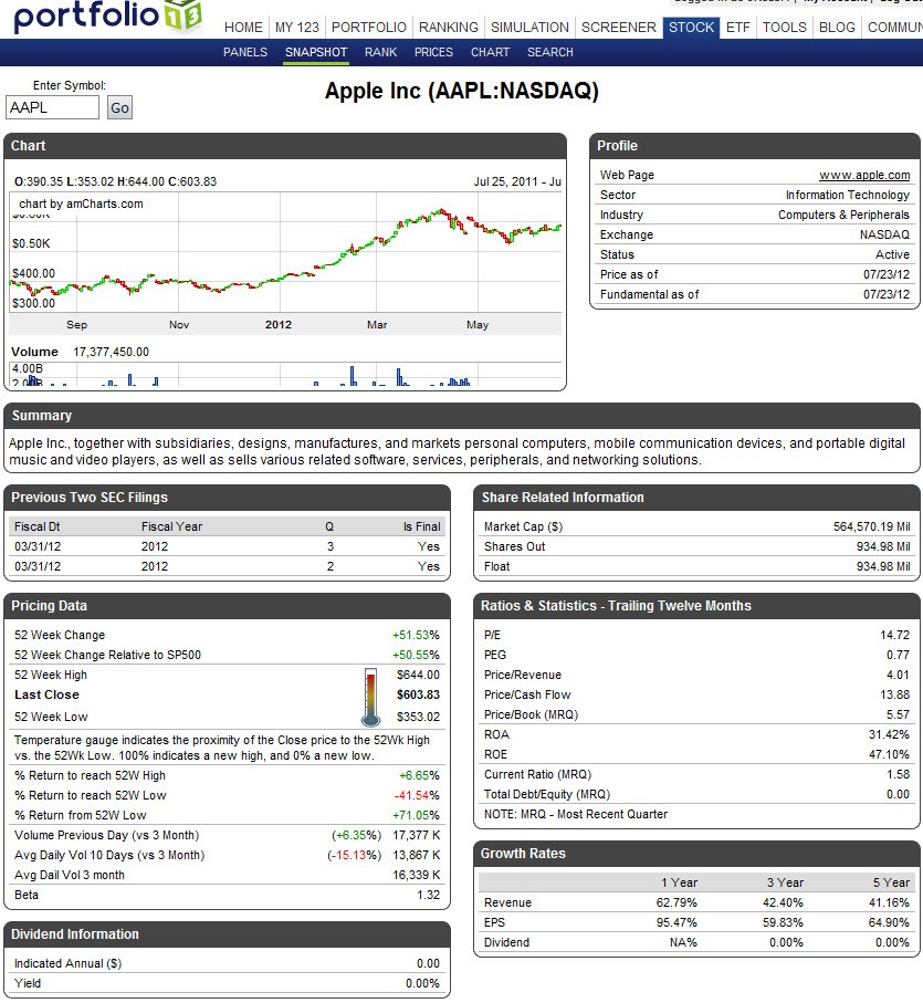 Computerized Investing