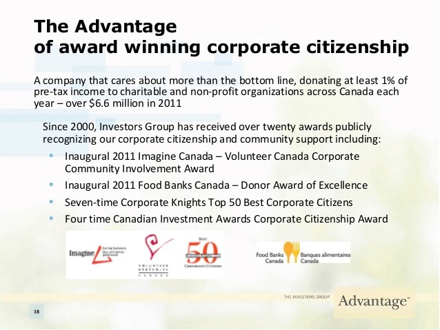 Corporate Citizenship Investing in Our Communities