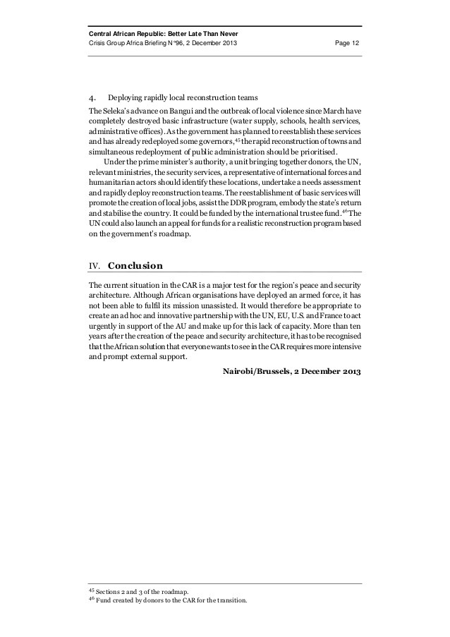 Dangerous Little Stones Diamonds in the Central African Republic International Crisis Group Dangerous Little Stones Diamonds in the Central African Republic International Crisis Group