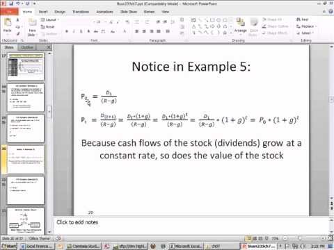 Dividend Growth Model