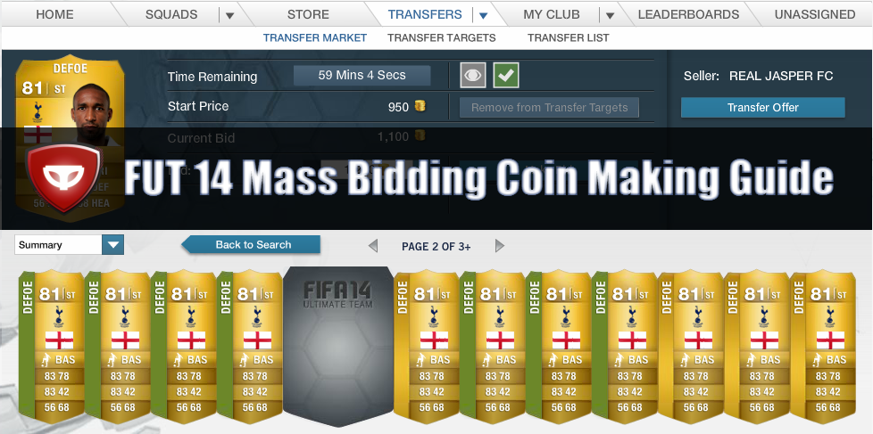 FIFA 14 Ultimate Team Trading Tips Guide How To Make Easy Coins