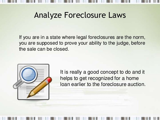 Foreclosure Laws What to Know Before Buying