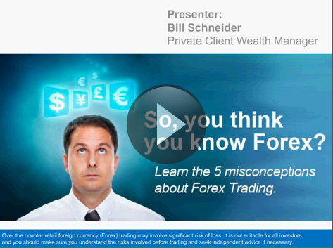 Forex trading misconceptions