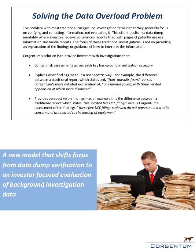 Hedge Fund Background Investigation Operational Due Diligence and Risk Hedge Fund Background Investigation Operational Due Diligence and Risk