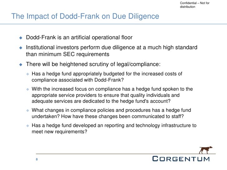 Hedge fund institutional investor due diligence