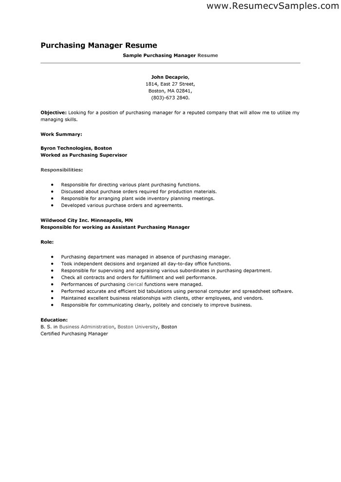 Hedge Fund Resume Objective