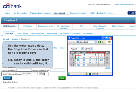 How Stop Loss Orders Work