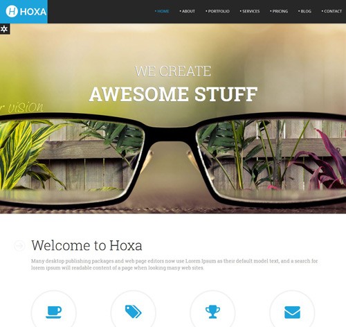 Hoxa Multipurpose HTML5 Template