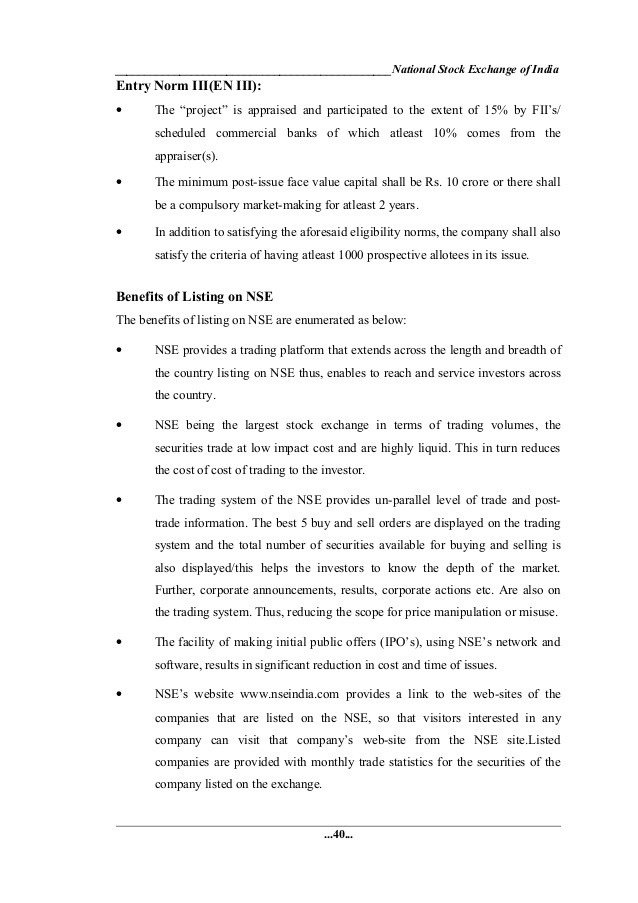 Indian Stock Market and International Stock Analysis Cochin Stock Exchange an Introduction