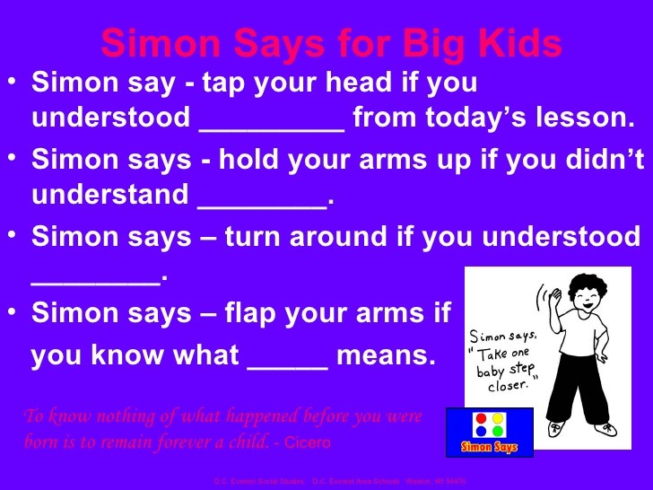 KISS (Keep it Simple ) Trading Lesson Play Simon Says To Win