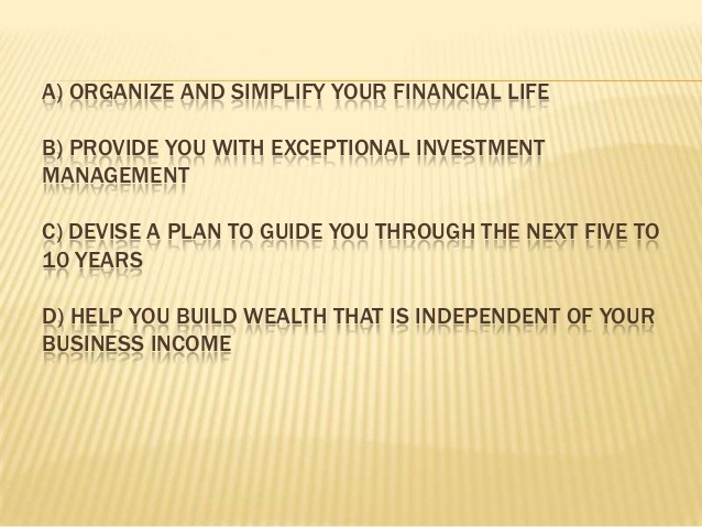 Organize and simplify your financial portfolio