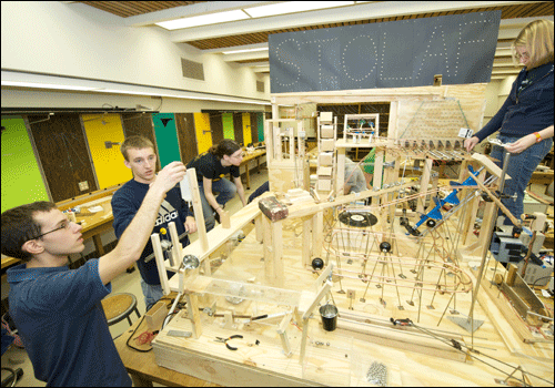 Purdue News History of the Rube Goldberg machine contest