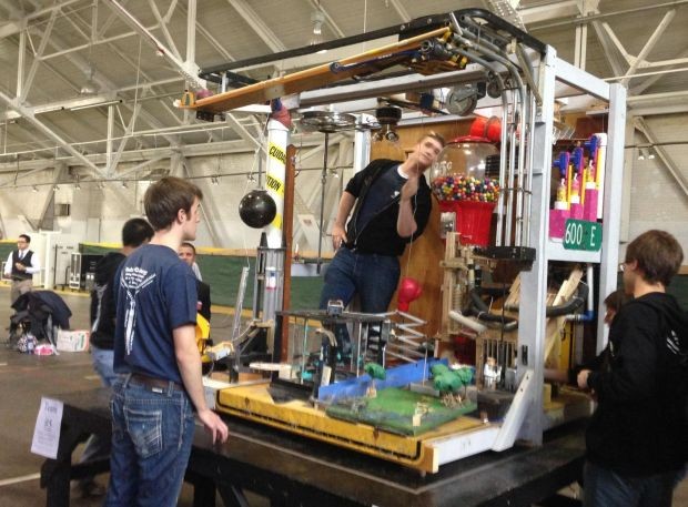 Purdue News History of the Rube Goldberg machine contest