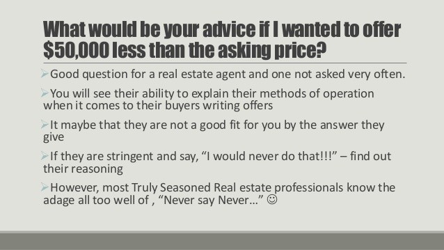 Questions to Ask a Short Sale Listing Agent as a Buyer or Buyers Agent Questions to Ask a Short Sale Listing Agent as a Buyer or Buyers Agent