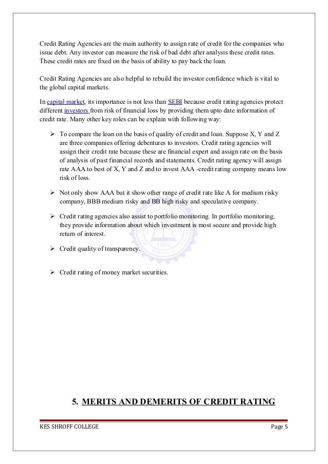 Restore trust in credit rating agencies Opinion and Analysis