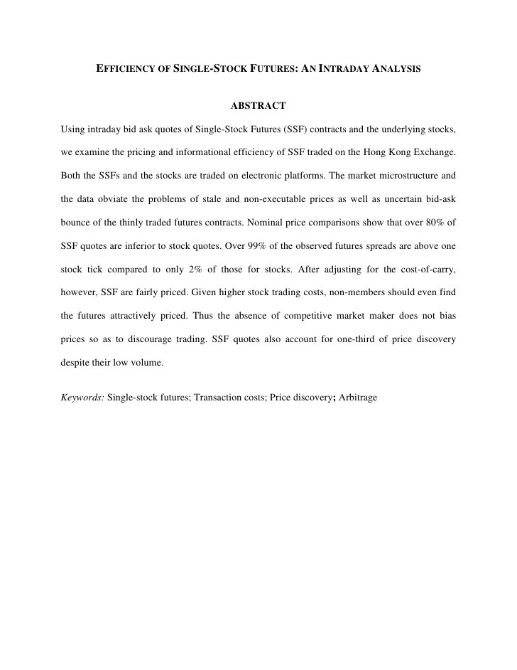 ShortSelling Uptick Rule and Market Quality Evidence from HighFrequency Data on Hong Kong Stock