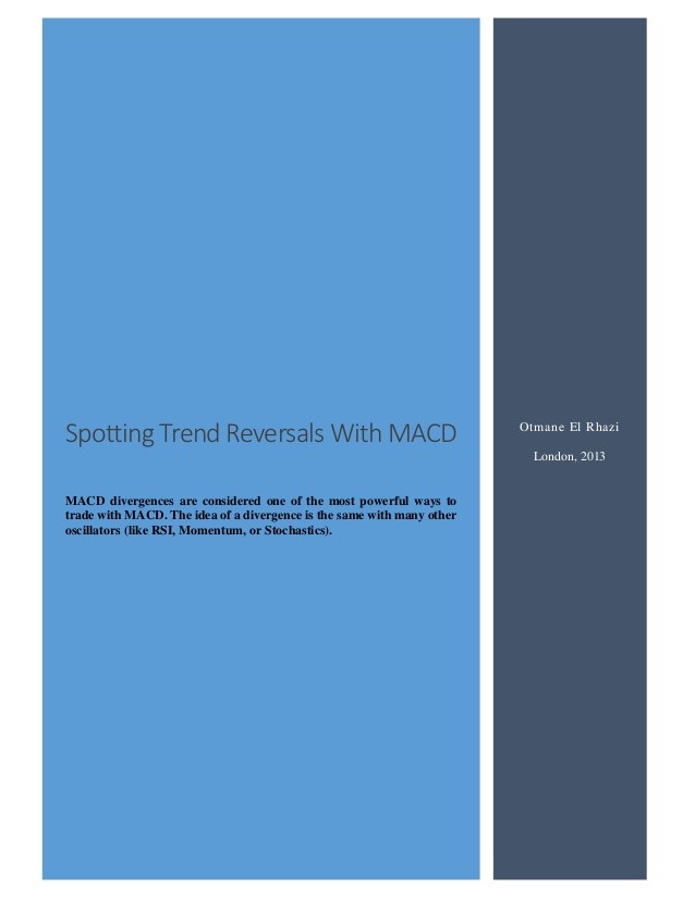 Using MACD As An Aid In Determining Trend Direction