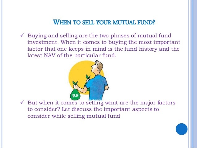The Best Time to Sell Mutual Funds