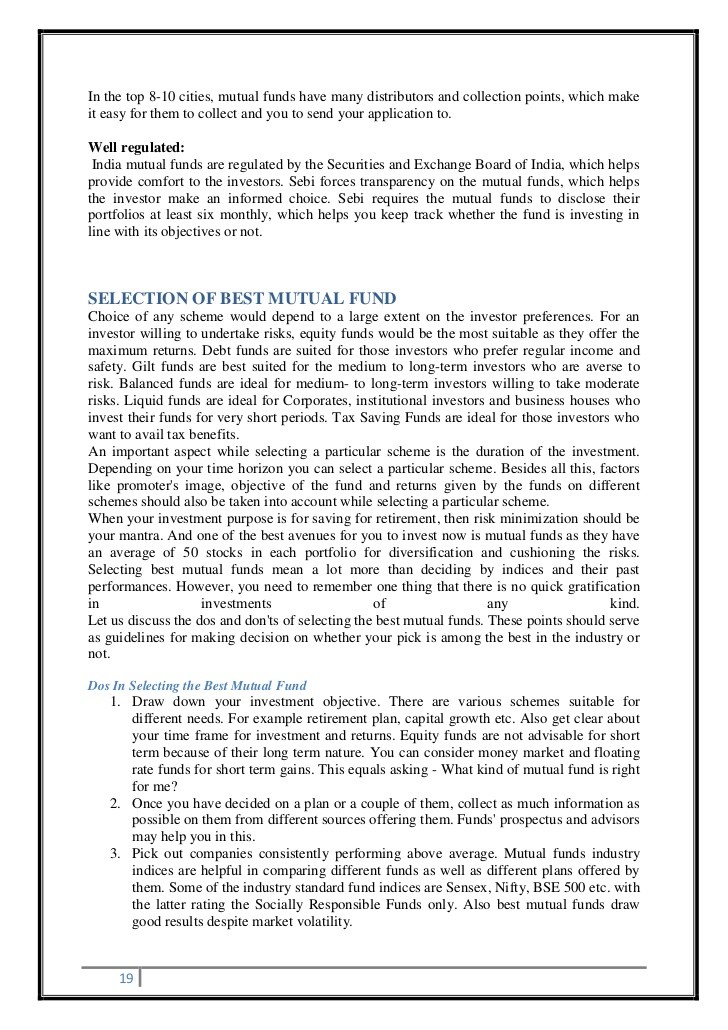 Top 10 mutual fund terms (Page 1 of 2)