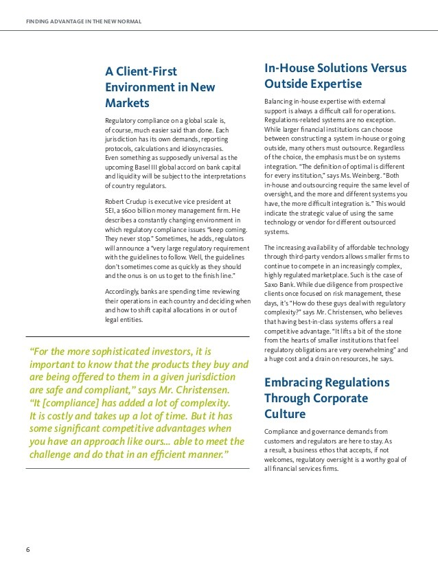 Typical Brokerage Firm Operations and Compliance Procedures
