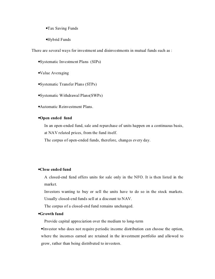 Systematic Withdrawal Plan Easy and Convenient