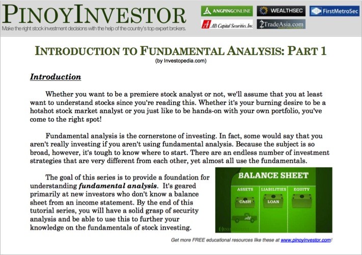 What Are A Stock s Fundamentals