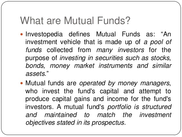 What Are Mutual Funds