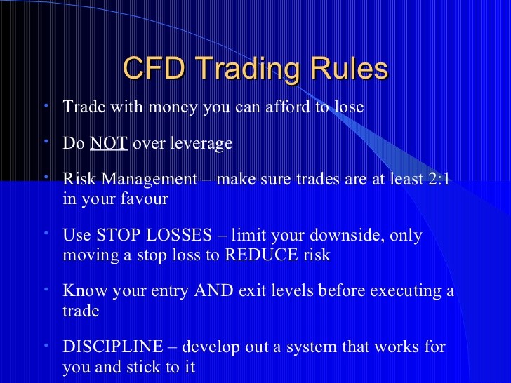 Contract for Difference (CFD) Risks