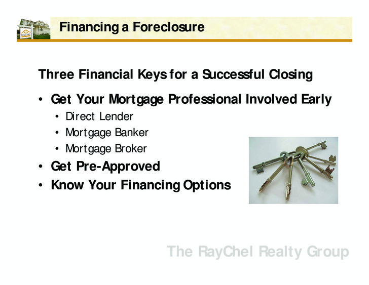Who Knew Tips for buying another home before yours goes into Foreclosure