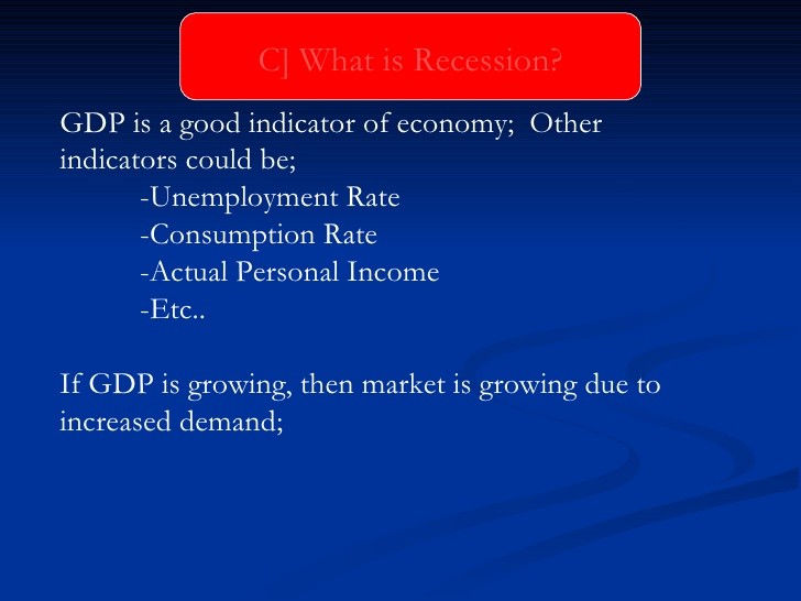 Why recession happen