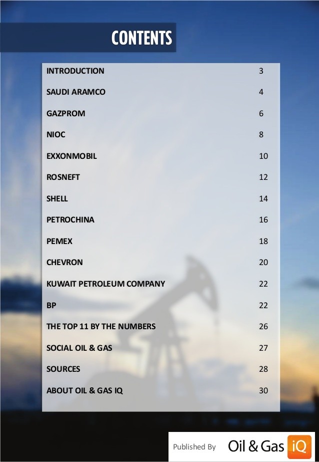 World s Top 10 Biggest oilfield services companies list