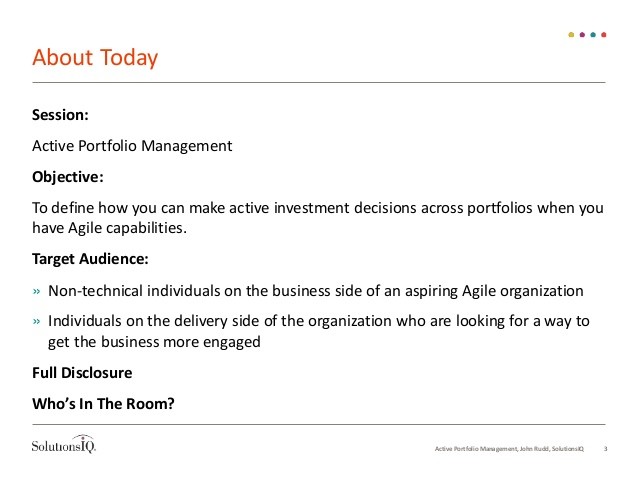 3 Reasons Your Investment Portfolio Should Have a Clearly Defined Objective