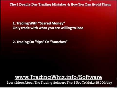 4 Deadly Stock Trading Mistakes to Avoid 4 Deadly Stock Trading Mistakes to Avoid