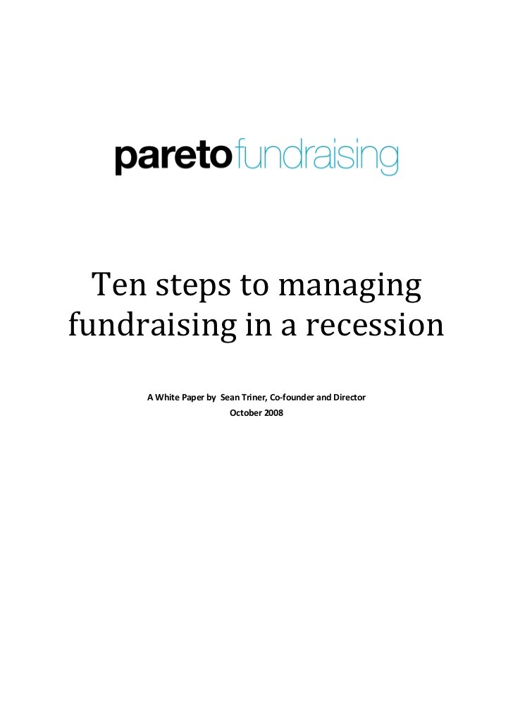 5 Tips for Successful Fundraising in a Recession