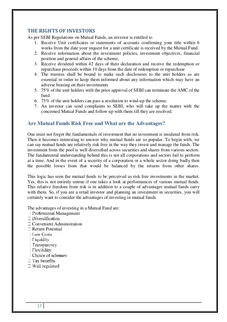 How to analyze the performance of a mutual fund