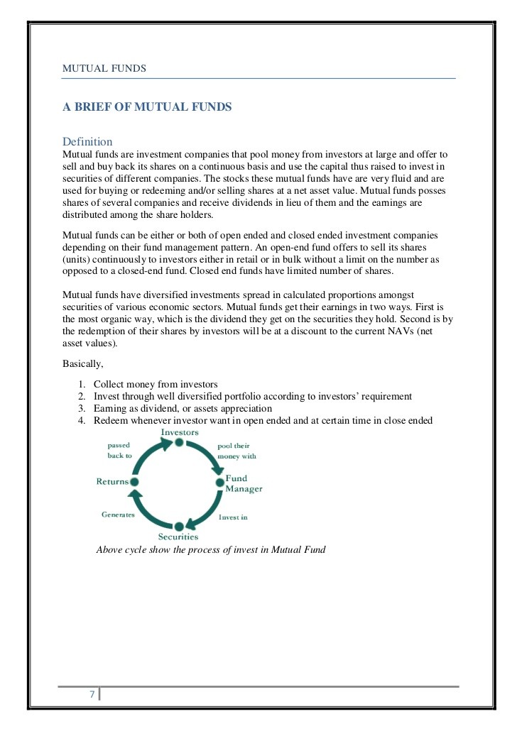 A Brief History Of The Mutual Fund