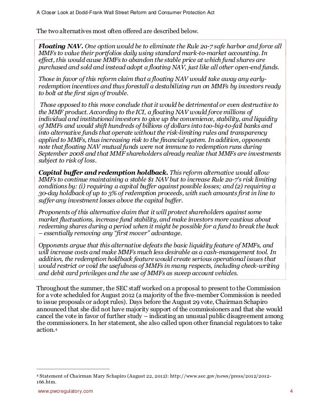 A Safer Money Market With Rule 2a7