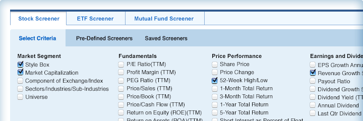 Screening Mutual Funds