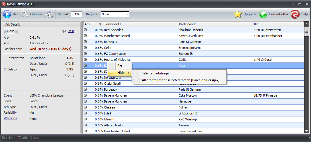 Arbitrage Opportunities in Spread Betting_1