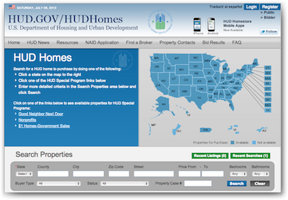 Buying a HUD Home