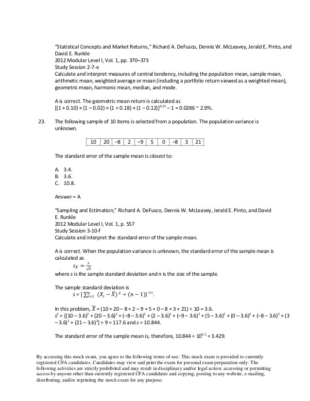 CFA Level 3 STUDY SESSION 18 GLOBAL INVESTMENT PERFORMANCE STANDARDS