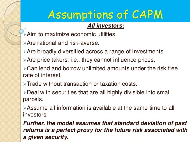 Does the Capital Asset Pricing Model Work